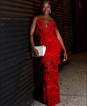 “Oooo La La” in Red, @Kizzy_ via Instagram