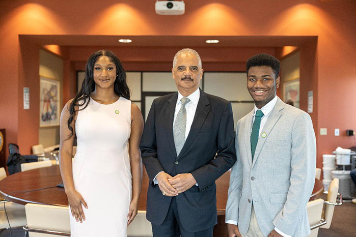 Former U.S. Attorney General Eric Holder Urges Students to Continue the Legacy of the Civil Rights Era